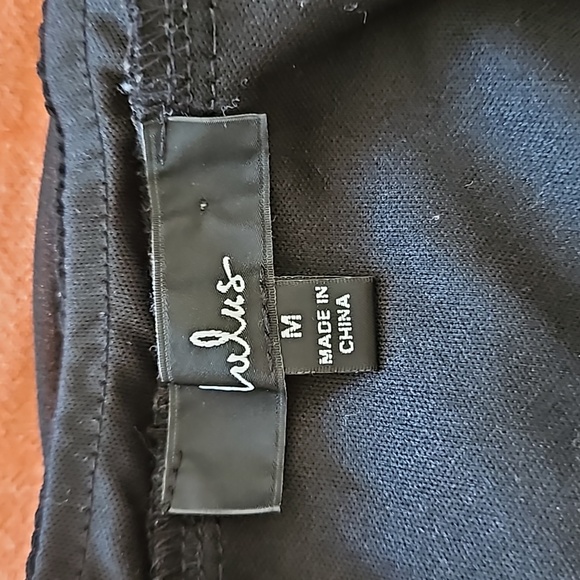 Lulu's maxi tier black dress M - Picture 6 of 6